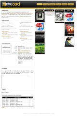 Entrecard Dashboard Entrecard Dashboard