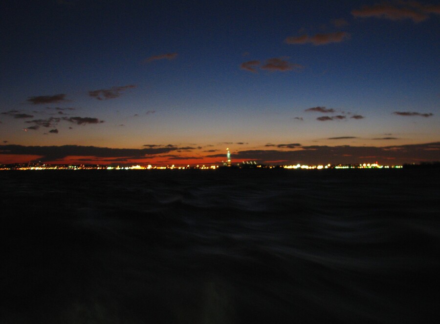 Statue of Liberty at Sunset