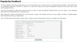 The plugin screen The plugin screen