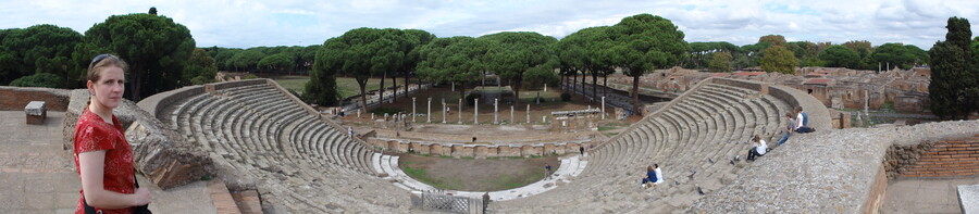 The Ostia Antica Amphitheatre