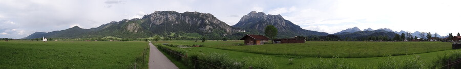 Meadows around Neuschwanstein Castle (Bavaria)