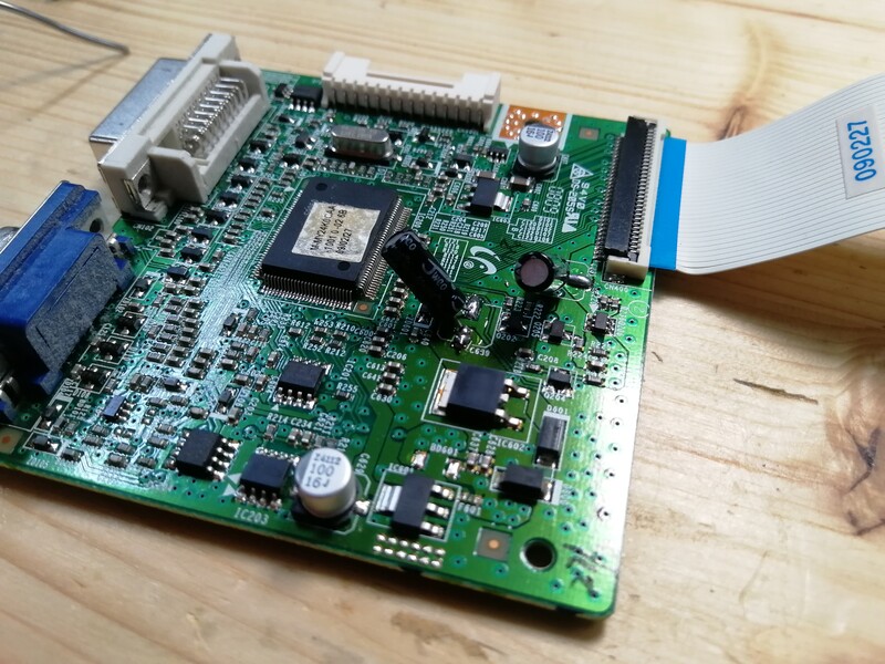 capacitors soldered capacitors soldered