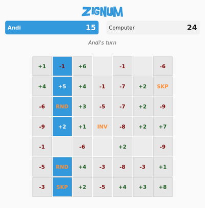 ZigNum ZigNum